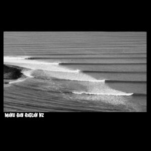 Manu Bay Line Up Tee Design