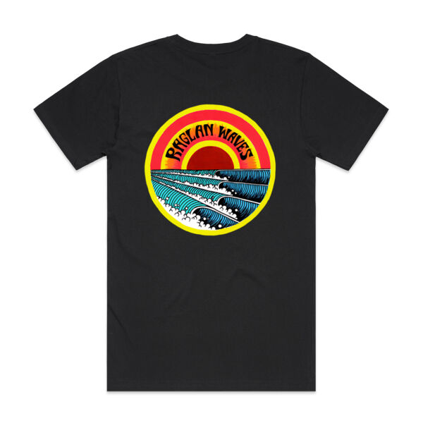 Raglan Waves Logo T Shirt Thumbnail