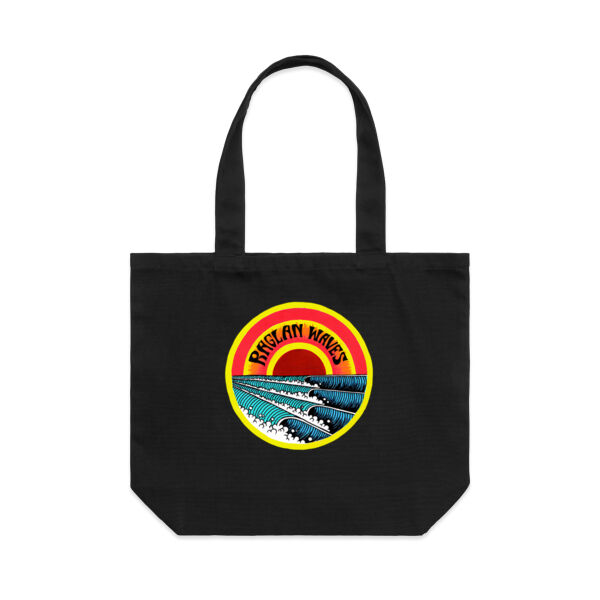 Raglan Waves Logo Tote Bag Thumbnail