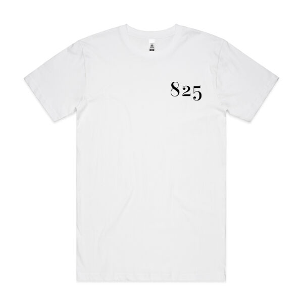 Mens White 825 T shirt Thumbnail